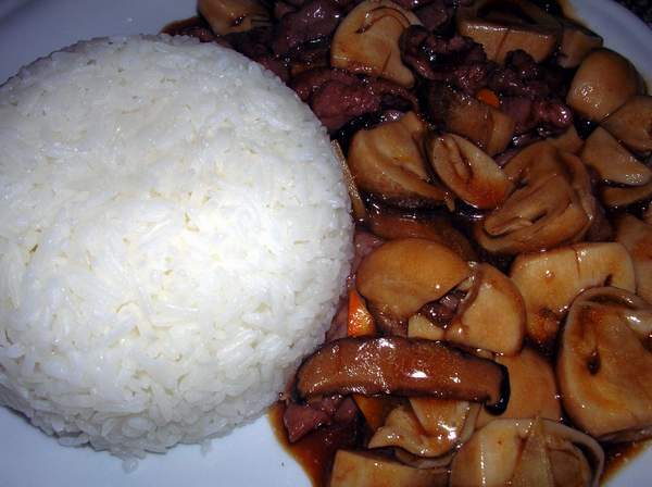香菇牛肉饭,冬天家常菜