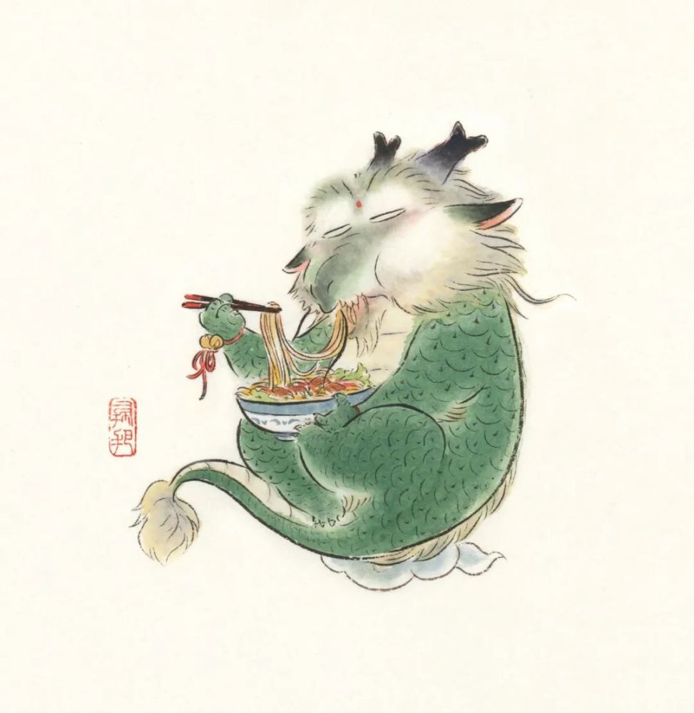 超萌重庆插画师画出吃货谷主遍尝天下美食网友看饿了