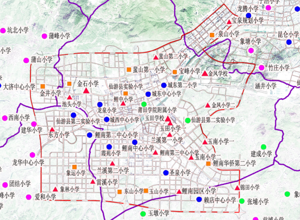 仙游县规划图图片