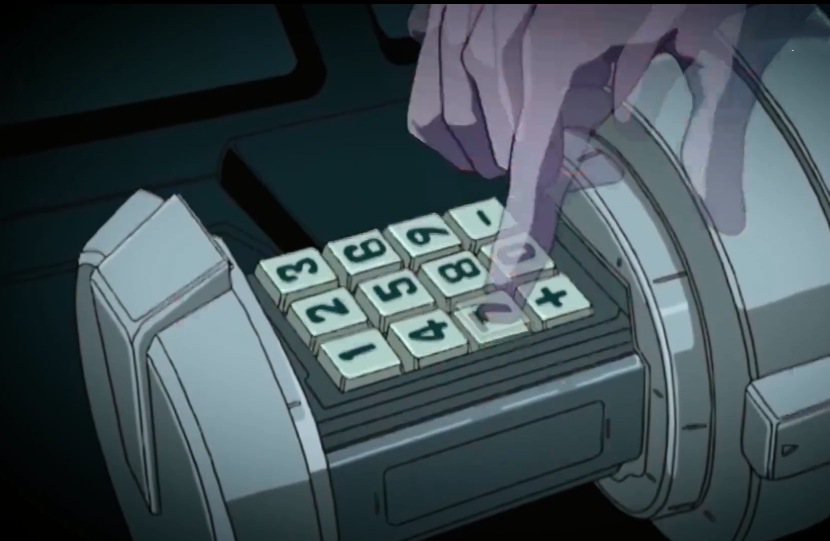 看懂这串数字的含义,这是男主之一阿斯兰的第一台高达圣盾的 自爆密码