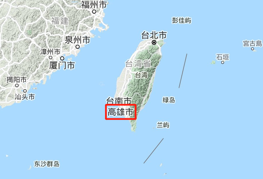 高雄左营军港卫星图局部台两栖部队训练资料图