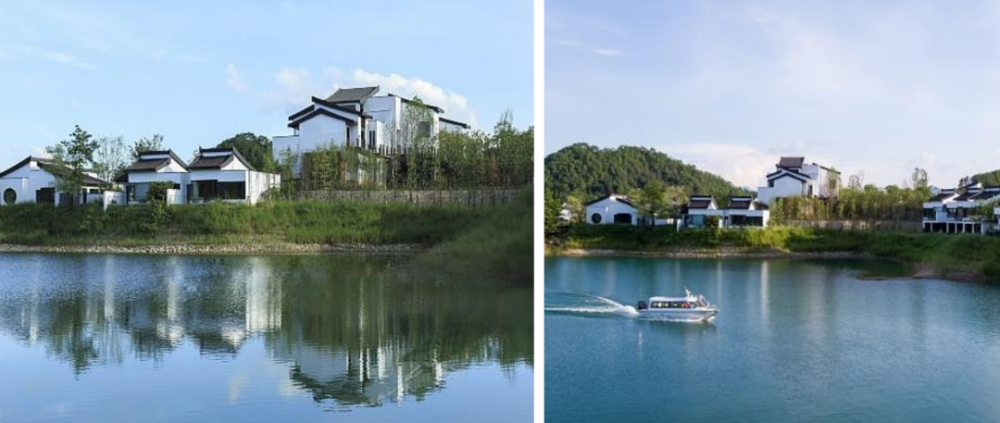身心灵三重体验,滨水酒店设计路网和节奏的变化,两个方案对比