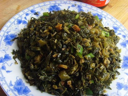 白驹一带采风,撰写《水浒传》时,其餐桌上常有的一道佐菜就叫三腊菜