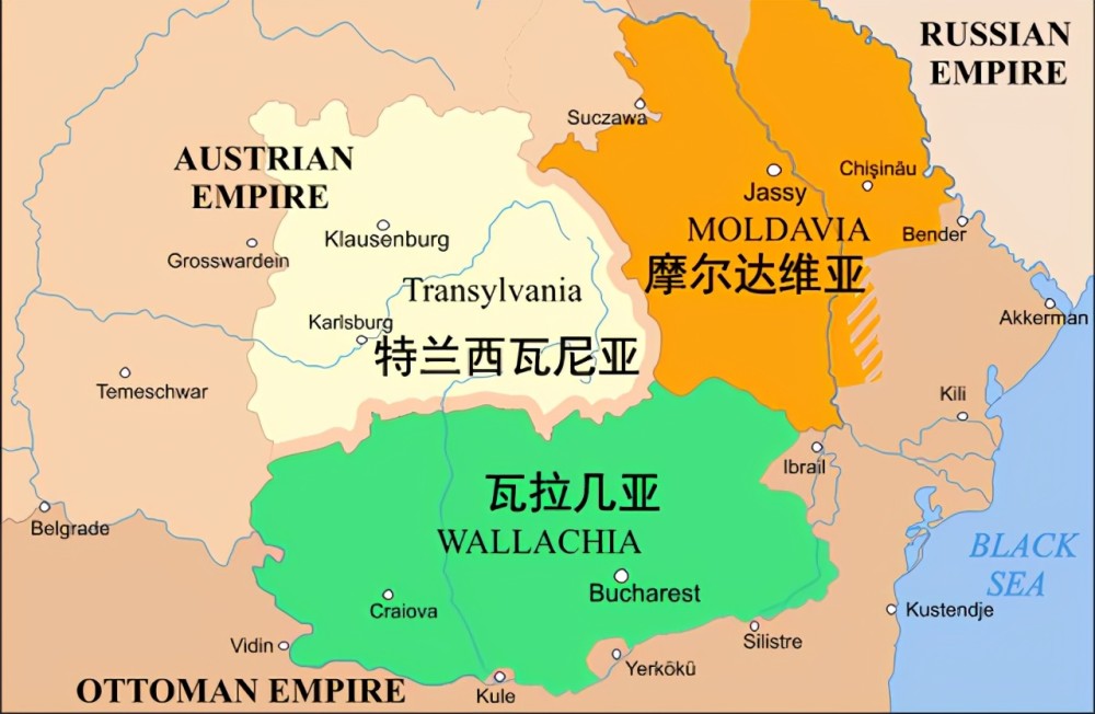 罗马尼亚王国地图图片