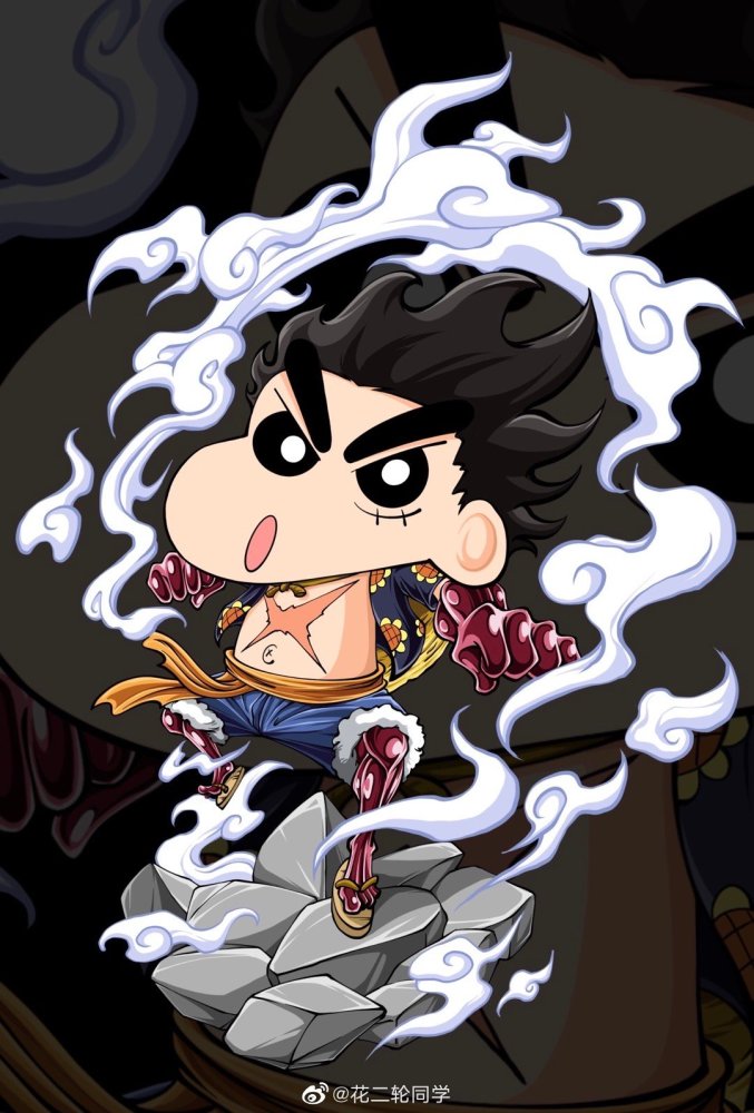 蜡笔小新板海贼王_腾讯新闻