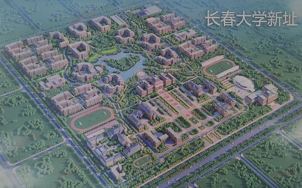 长春一大批高校搬迁分布在莲花山空港北湖中韩示范区