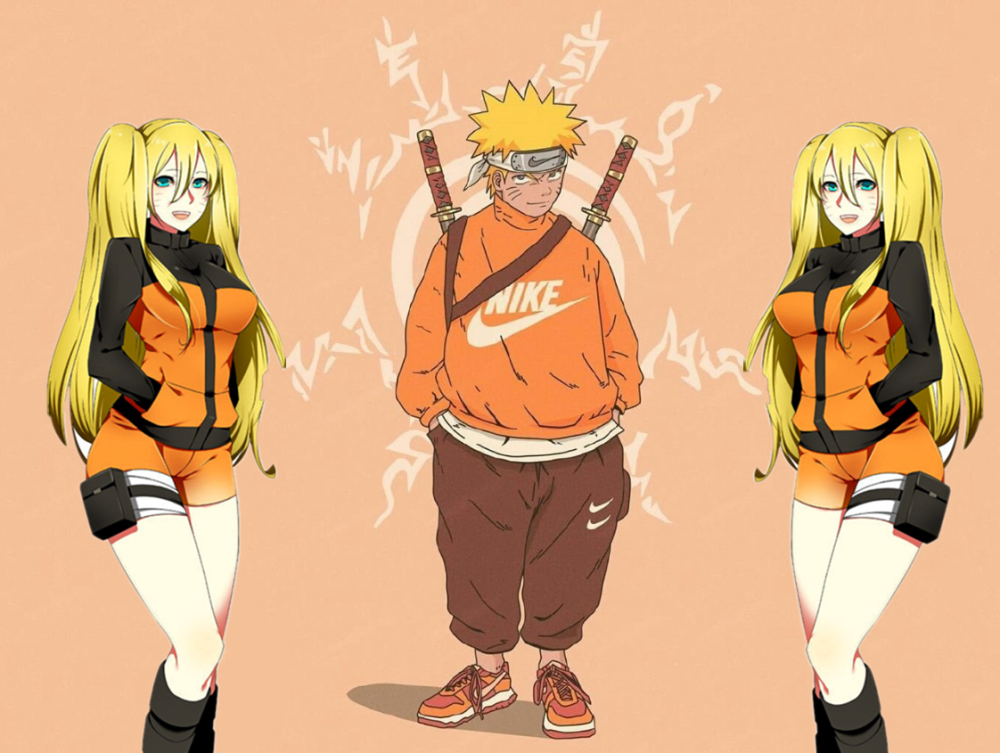 当第七班化身剑客卡卡西最帅气小樱英姿飒爽鸣佐太矮了