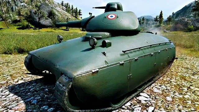 奇葩武器成千上万但法国这辆像鸭子似的坦克真不是出来卖萌的吗 坦克 法国 军事 负重轮 英国 军事