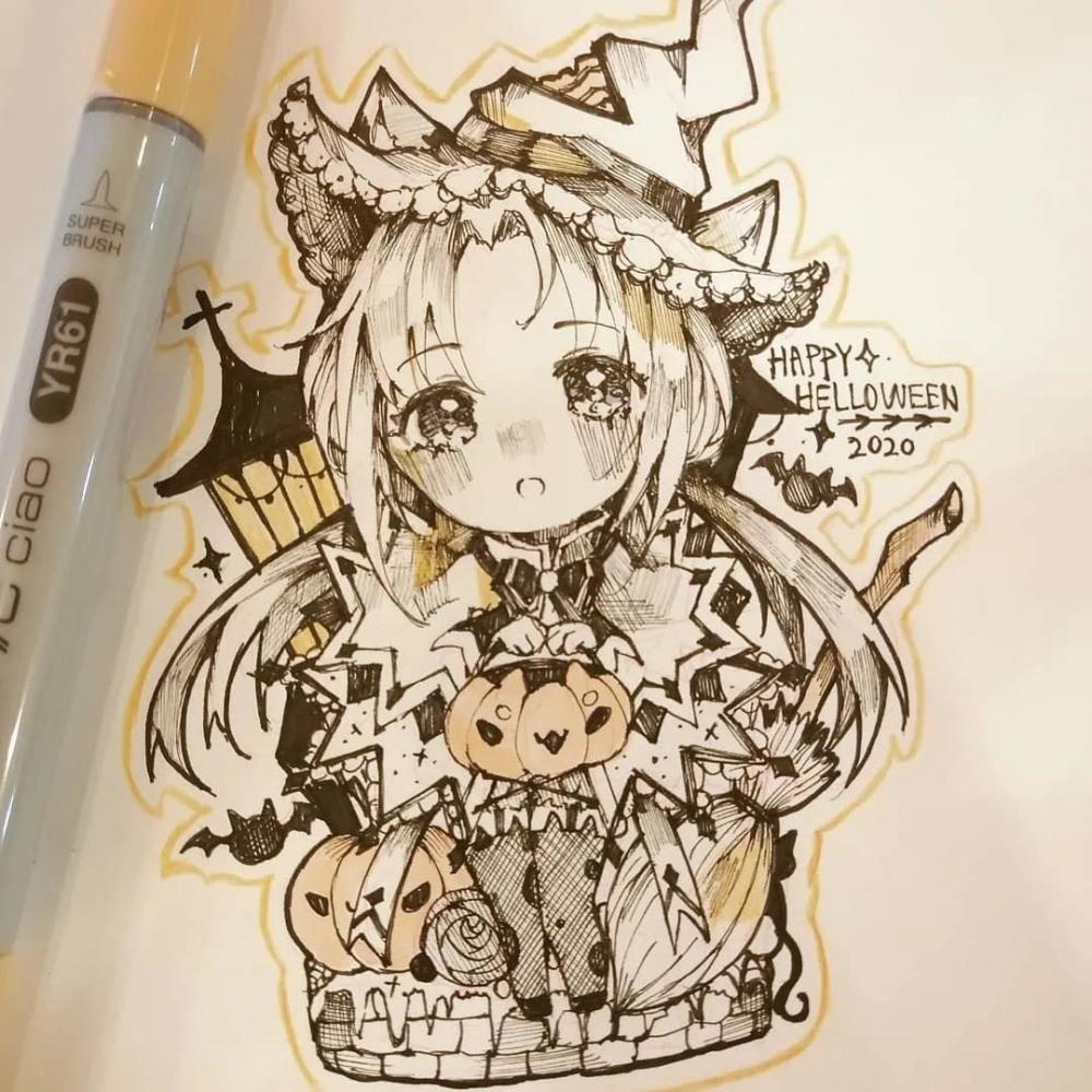 cg原画插画教程超美的动漫手绘