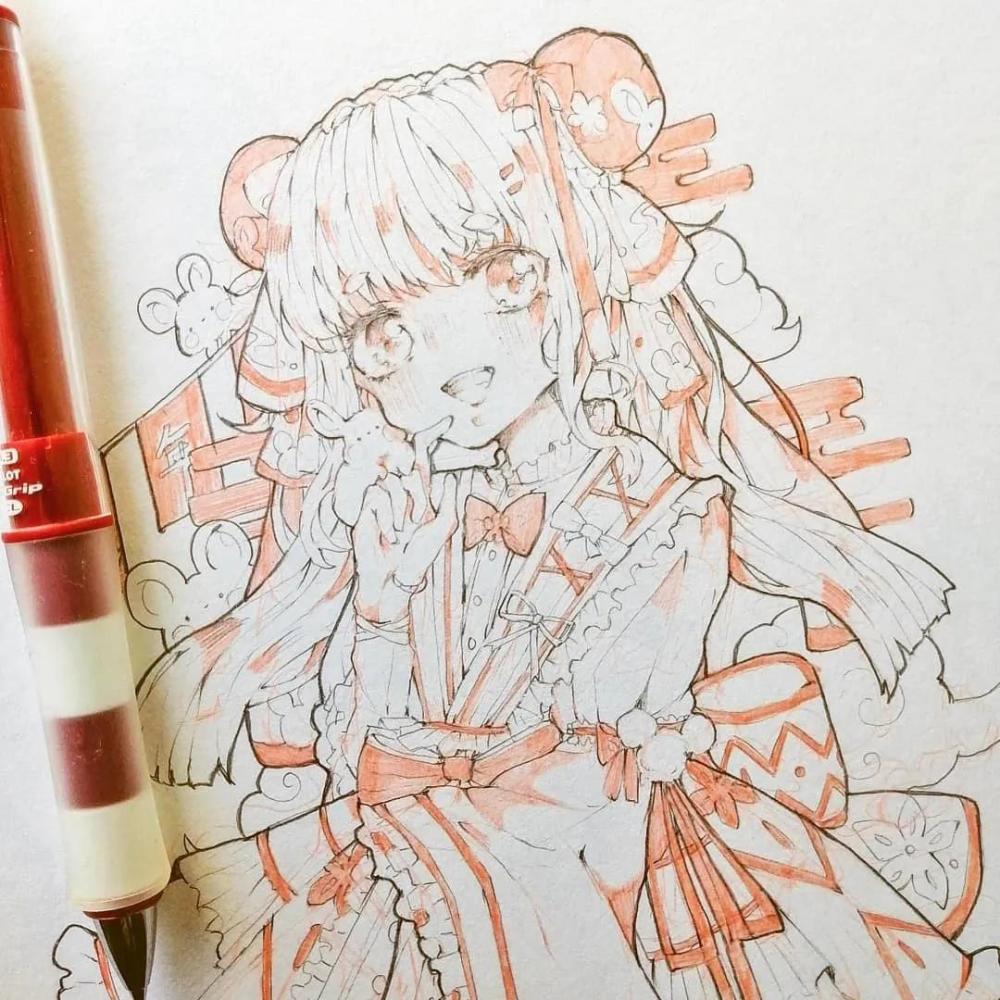 cg原画插画教程超美的动漫手绘