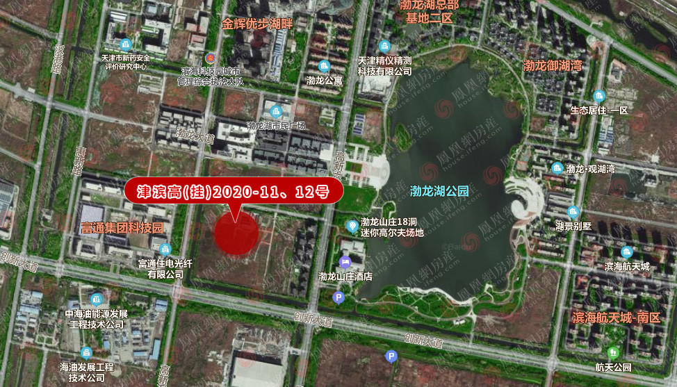 挂地不停,滨海高新区渤龙湖科技园上架两宗综合性地块
