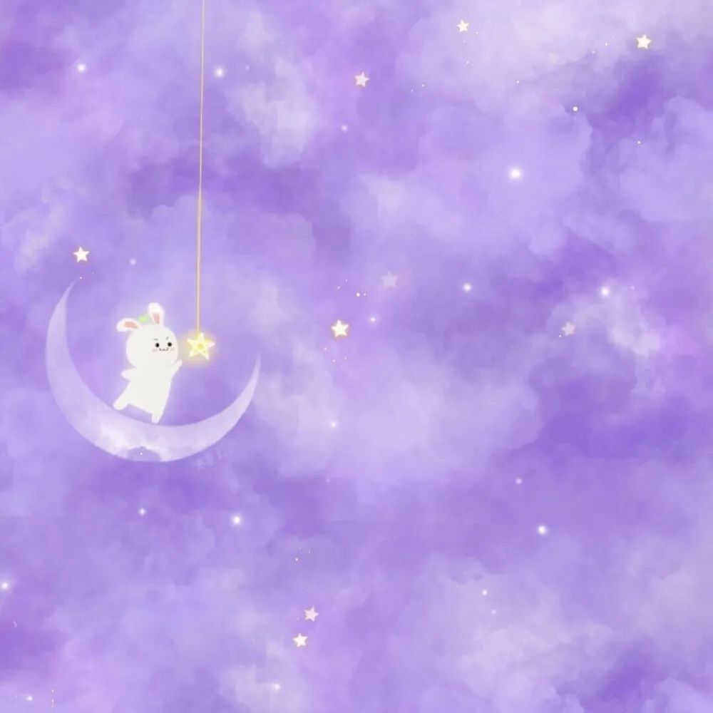 背景图/紫色系治愈背景图