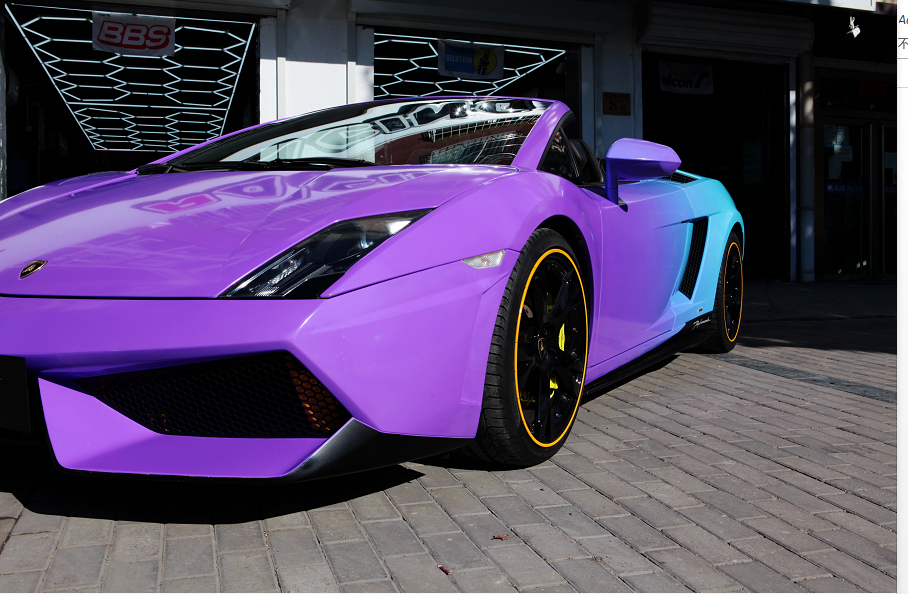 是现代美学艺术与汽车工业艺术的完美结合,它不是传统的车身贴纸.