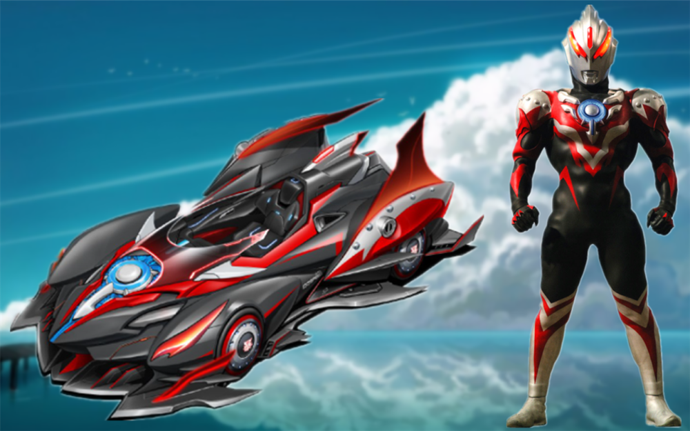 奥特曼飞车联动情报银河之光车型拥有多种变化欧布套装将登场