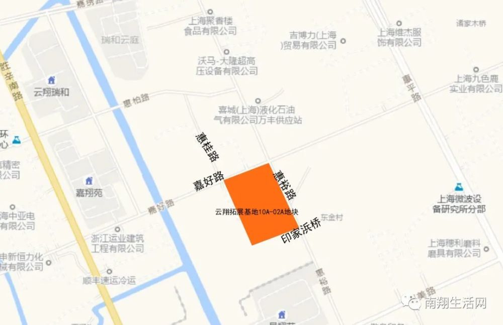 02a地块共有产权房项目核准的批复 建设位置 嘉定区南翔镇东至惠裕路