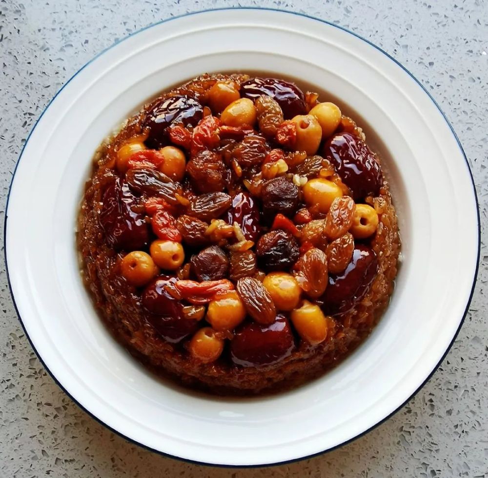 八宝糯米甜饭:又香又糯,甜而不腻,一家人都爱吃