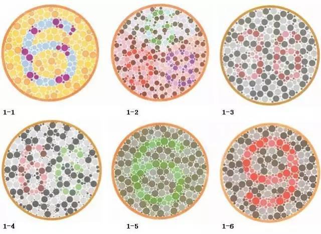 采用标准色觉检查图谱进行检查.