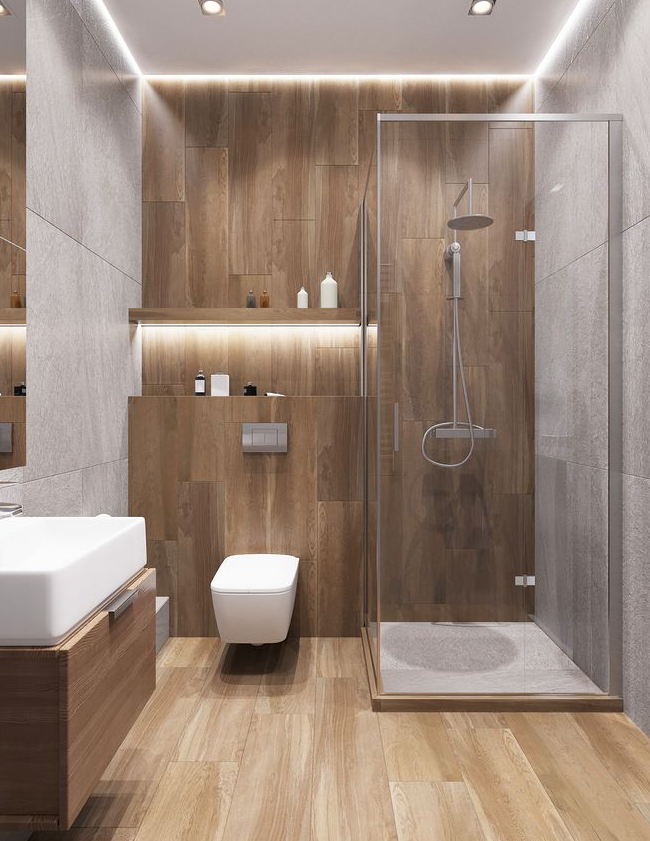 也因此,spc地板铺在卫生间都不成问题.