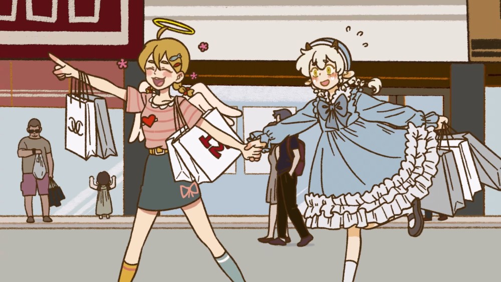 万圣街包泥泥和莉莉约会林恩和尼克全程跟踪