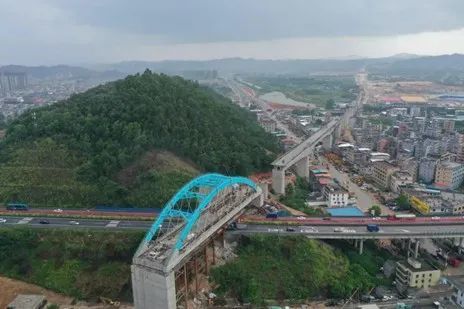 计划2021年9月通车惠州境内21座隧道全部贯通…小金口特大桥桥梁