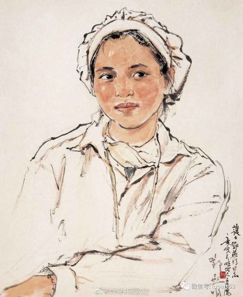 现代画家杨之光国画人物作品欣赏