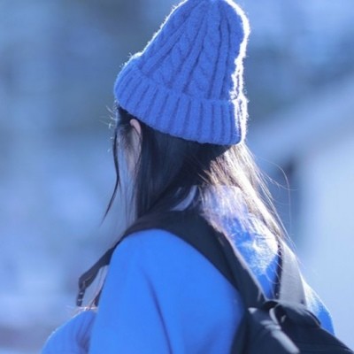 蓝色系头像女 腾讯网