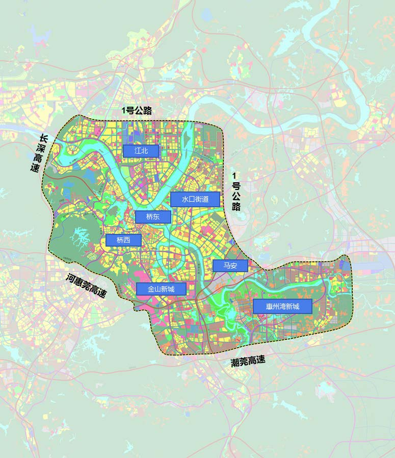 惠州城市规划2016-2030图片