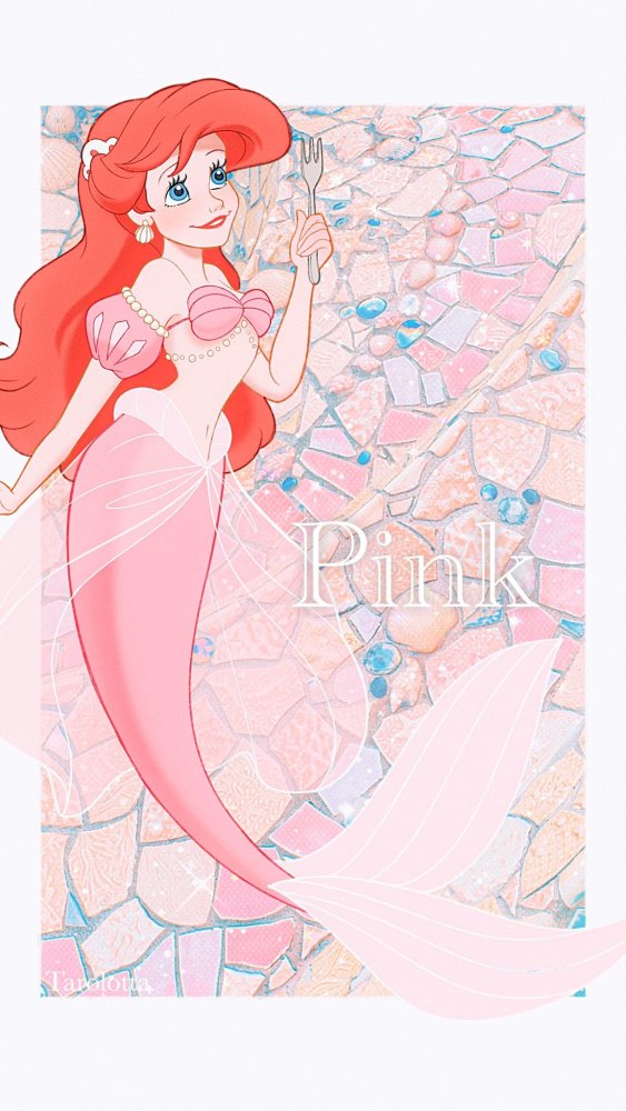 画师笔下的迪士尼公主双爱丽儿美出新高度