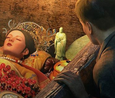 在地宫之中发现了令妃娘娘的尸骨,也就是孝仪纯皇后的遗体