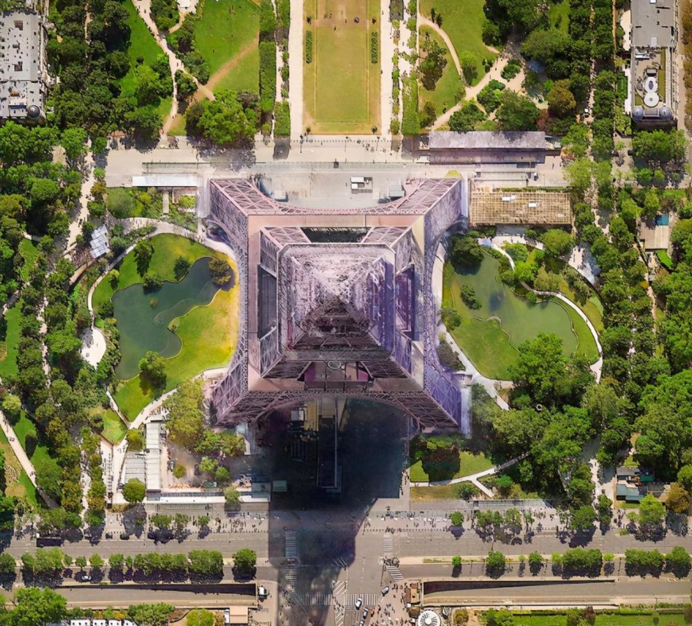 6张知名地标"俯视照",颠覆它们在你心目中的模样