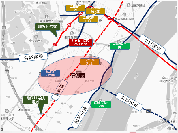 南京板块市场丨五桥核芯江北研创园即将开启产业交通双驱动发展模式