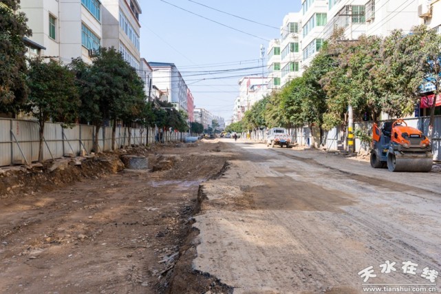 甘谷县渭川路道路改造工程西起新城路交叉口,道路由西向东终点至冀城