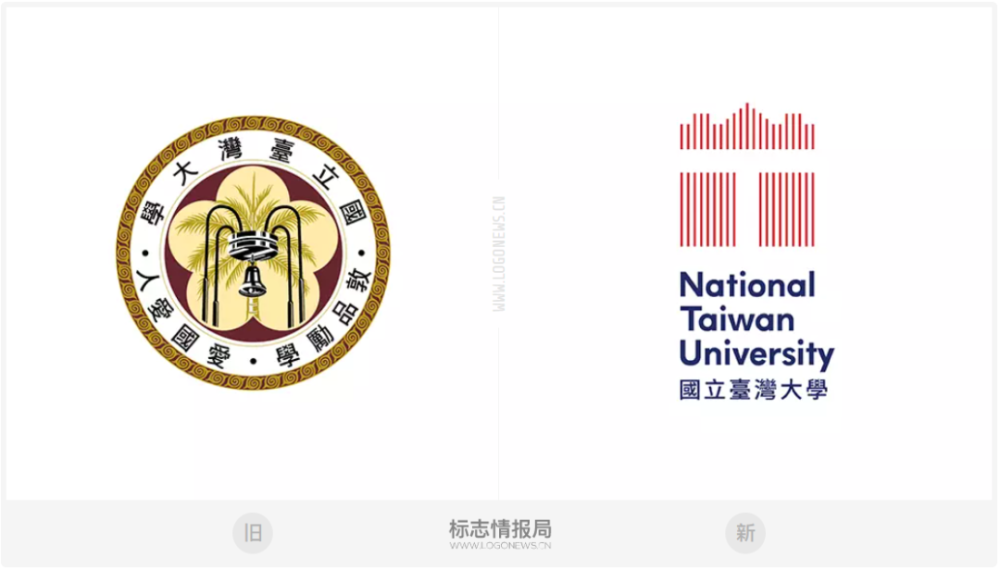 台湾大学启用新更现代的logo