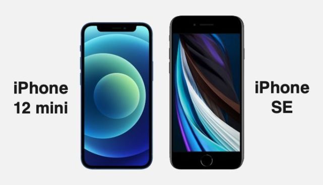 比较iphone 12 Mini和iphone Se 说明功能 腾讯网