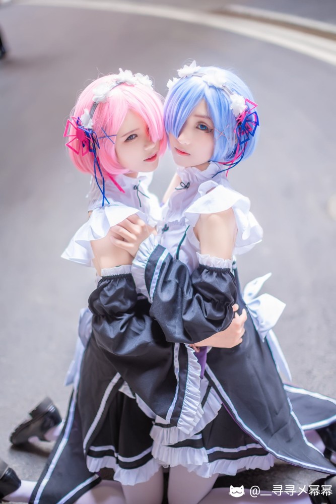 cos 雷姆 拉姆 漫展返图 是双倍的快乐