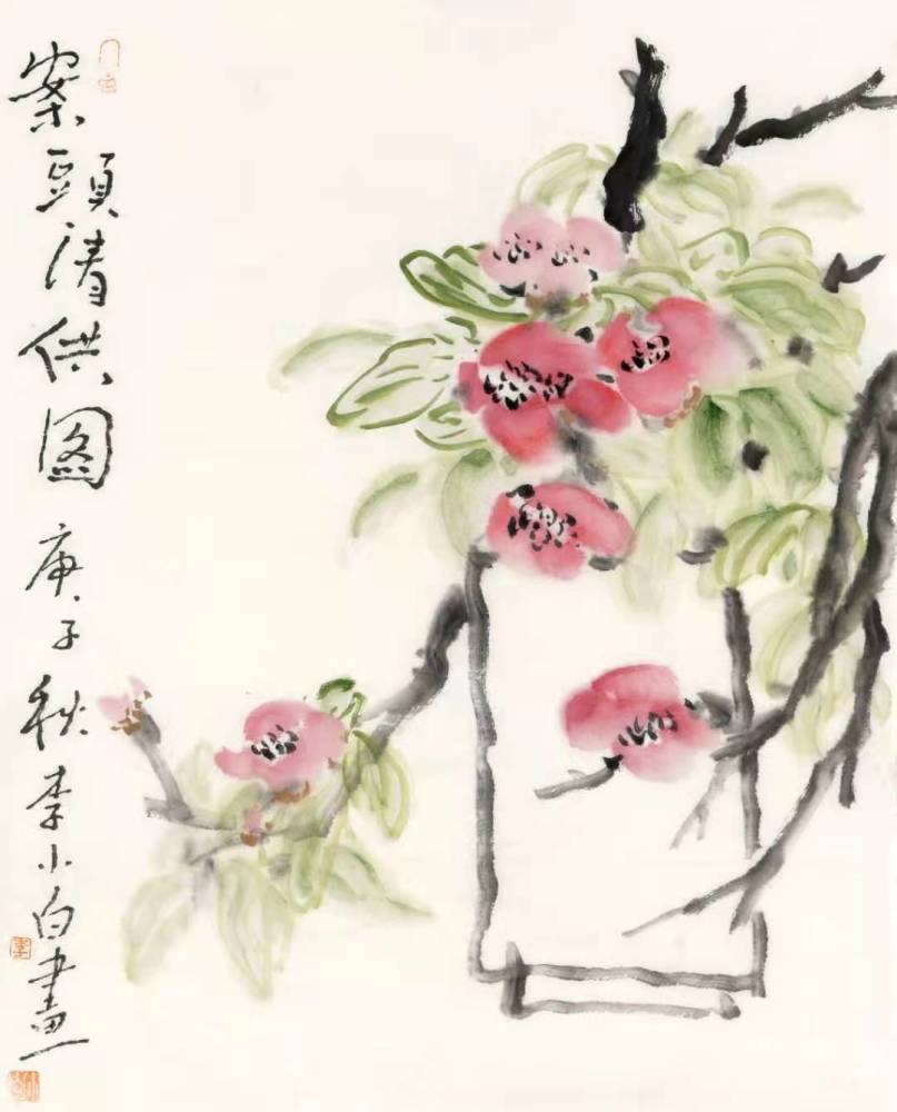 作品欣赏:李小白,1982出生安徽书画之乡萧县.