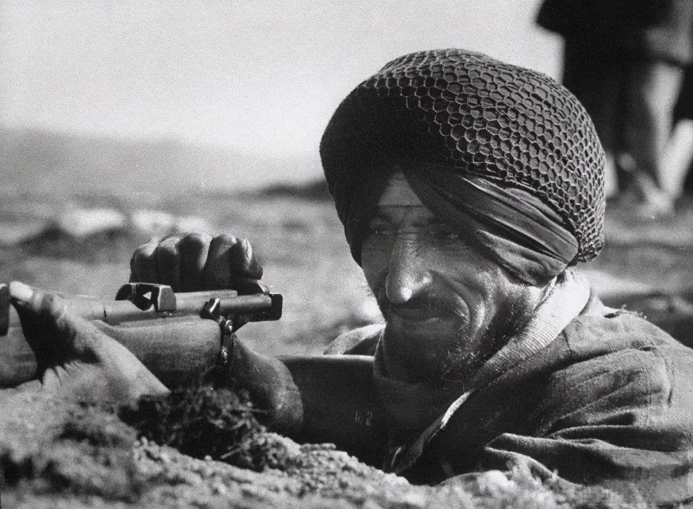 中印边境自卫反击战中的锡克族士兵