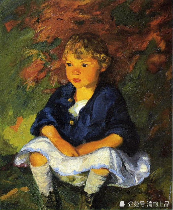 垃圾桶画派领袖之一,美国画家罗伯特·亨利,人物油画作品欣赏