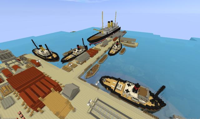 迷你世界:超级军舰如何建造?看大神建造史诗级军舰,体长500米