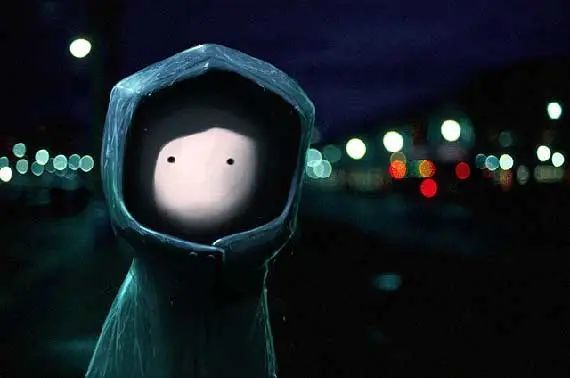 插画中的孤单小人像极了偶尔失落的我们让人心生同情