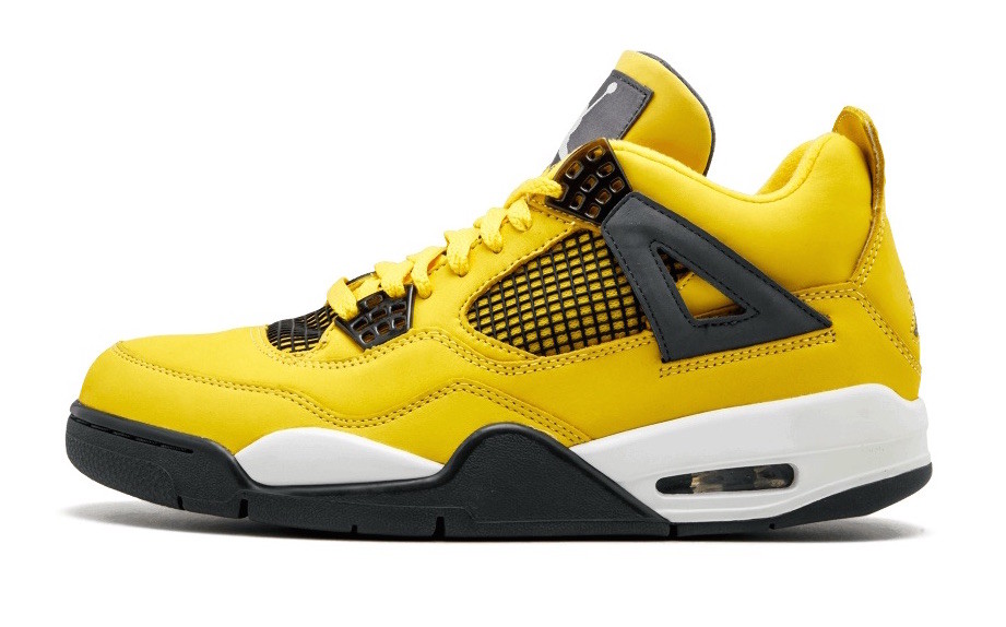 aj4"lightning"传明年复刻 明黄色鞋身十分亮眼_腾讯新闻
