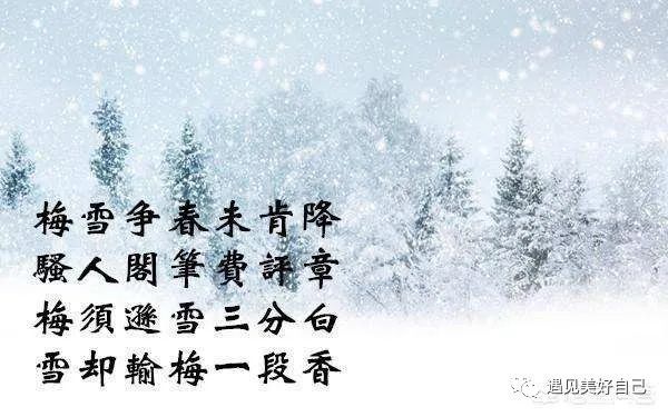 古詩詞鑑賞雪梅宋盧鉞