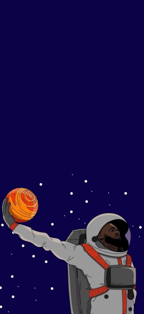 简约风格篮球场太空人丨nba篮球超清壁纸1113期