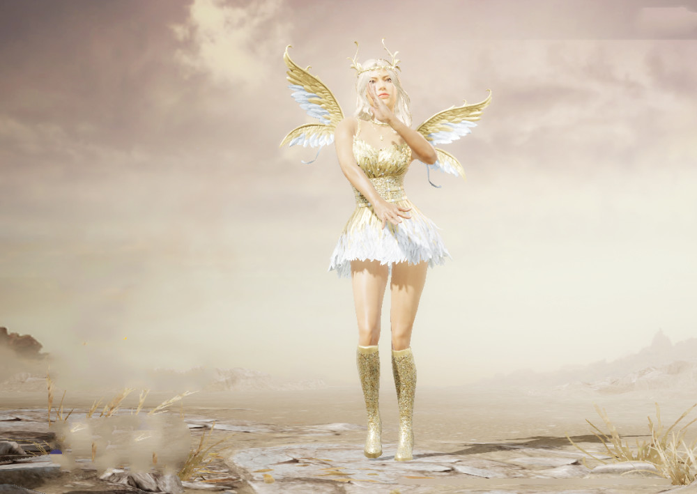 和平精英:美女模特在现实里穿"金属狂野",摆pose拍照,爱了!_腾讯新闻