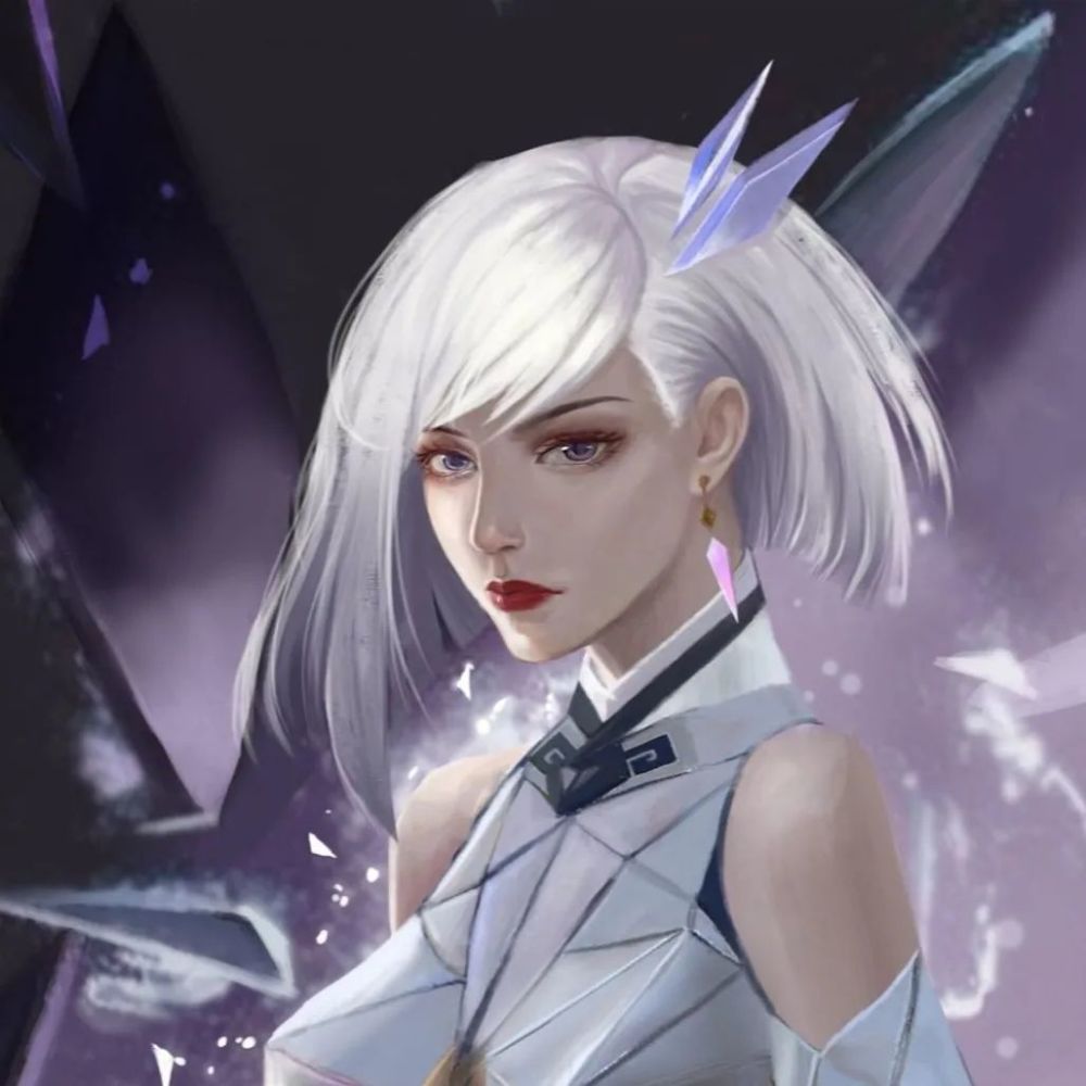 《王者荣耀头像》第49期:高冷镜女生王者接头头像,当着你的面秀_腾讯