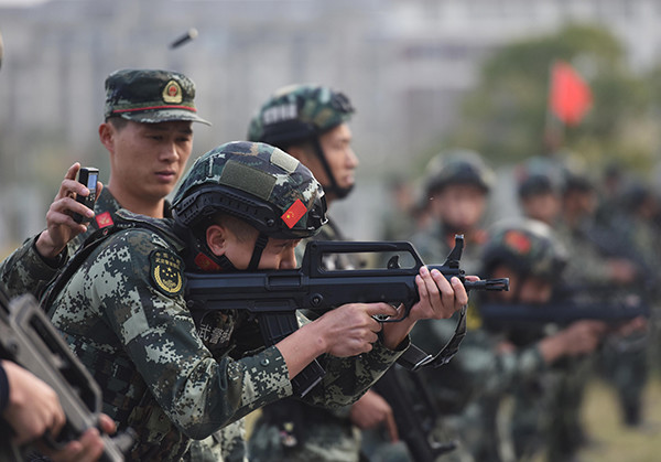 安徽武警:严把标尺 留住备战打仗人才