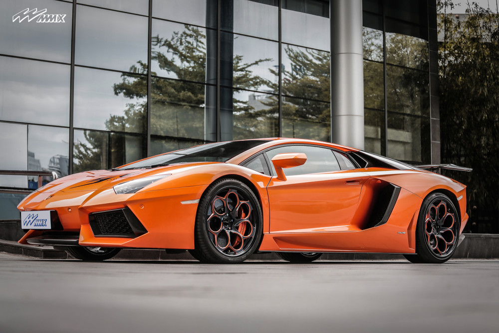 有钱人的玩具-兰博基尼lp700改装mmx轮毂