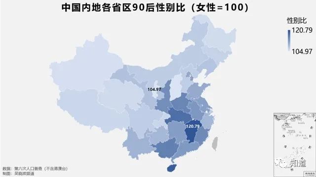 90后男女比例失衡:江西男女比例120比100 