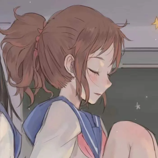 粉丝求图|微丧暗黑系的动漫闺蜜头像哦!