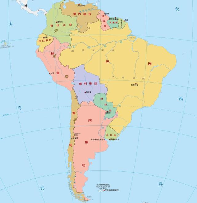 南美洲国土面积最大的国家"巴西",也是世界国土第五大国|南美洲_时政|